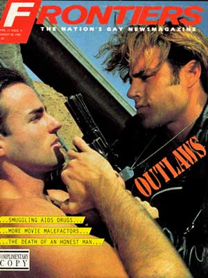 Frontiers magazine cover