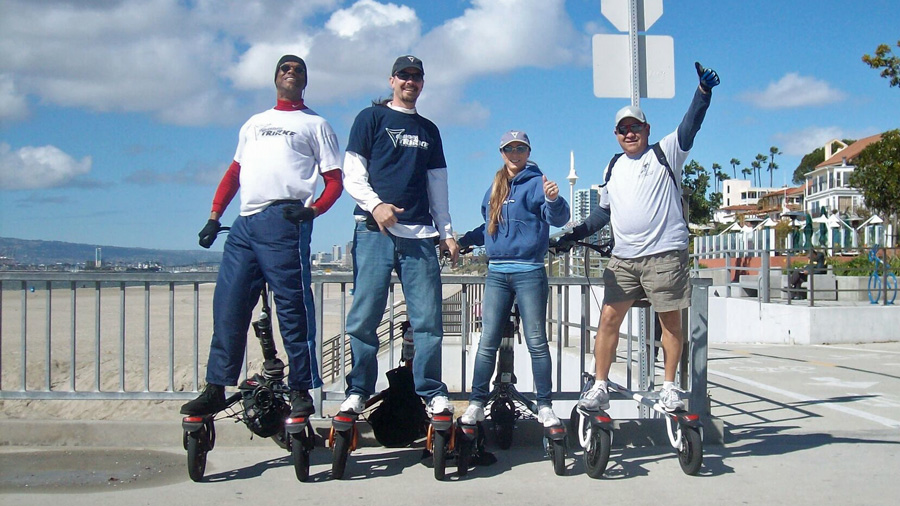 Trikke riders group shot